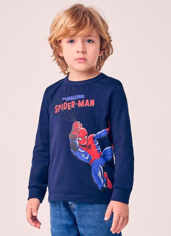 Camiseta Menino Infantil do Homem-Aranha