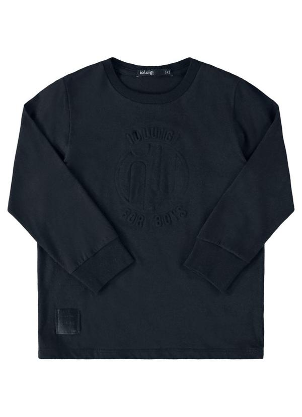 Camiseta Menino Manga Longa For Boys Preto