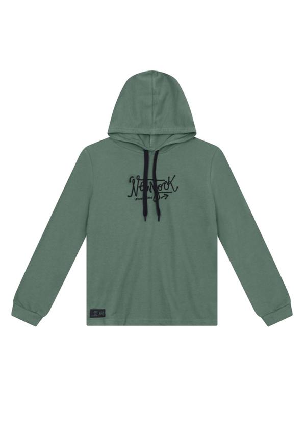 Camiseta Teen Menino com Bordado Verde