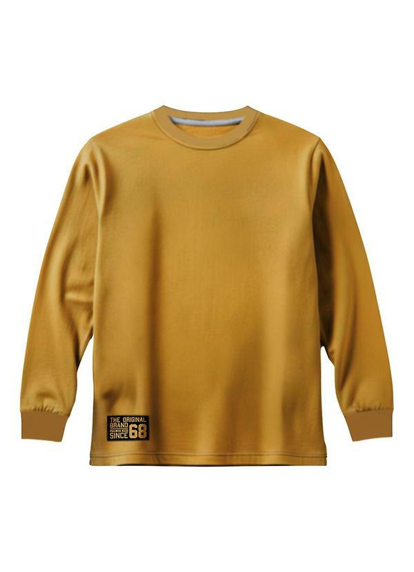 Camiseta The Original em Malha Amarelo Mostarda