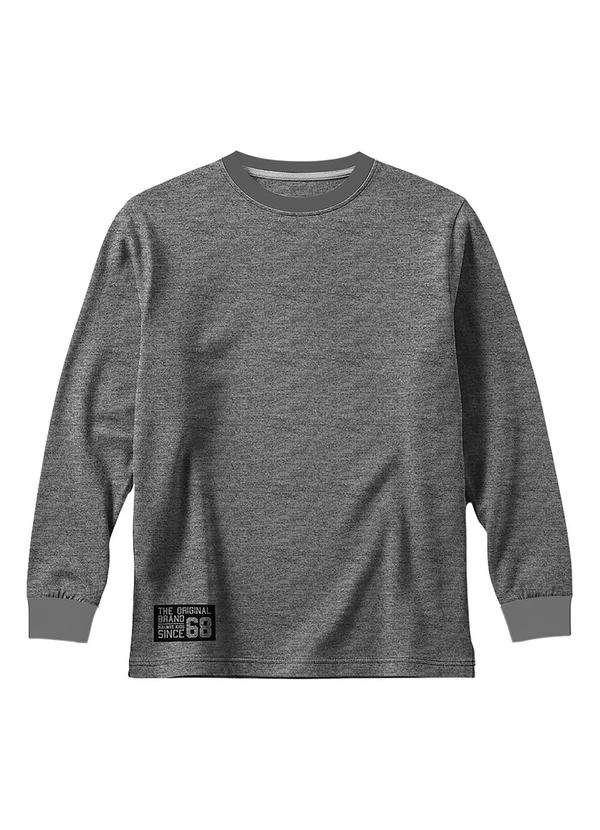 Camiseta The Original em Malha Cinza Escuro