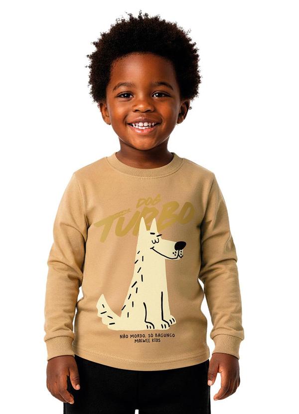 Camiseta Turbo em Malha Amarelo Pastel
