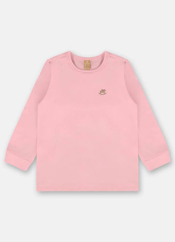 Camiseta Unissex Térmica Rosa