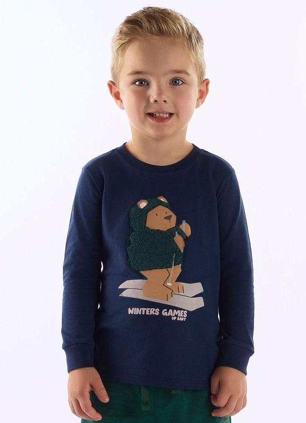 Camiseta Winter Games Azul
