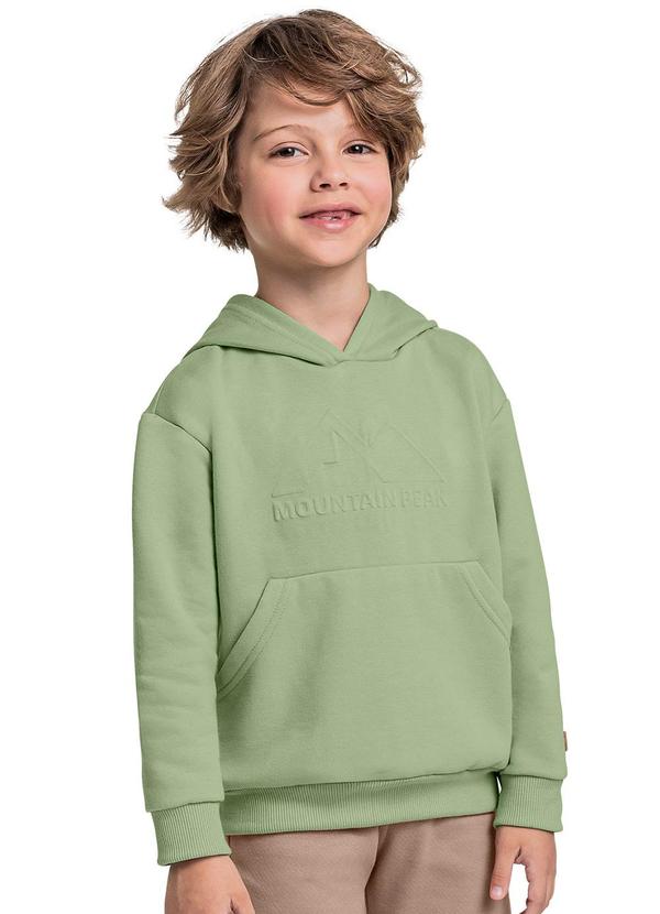 Blusão em Moletom para Menino Verde