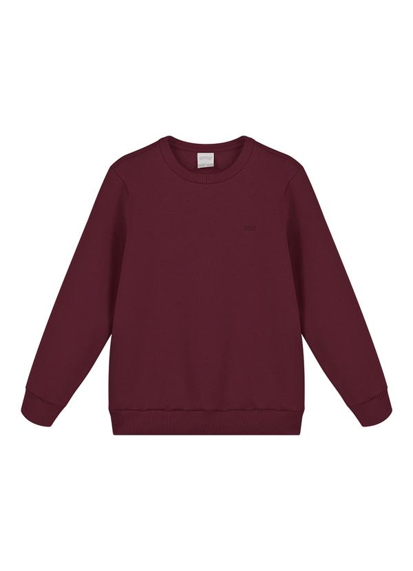 Blusão Infantil de Moletom Menino Vermelho