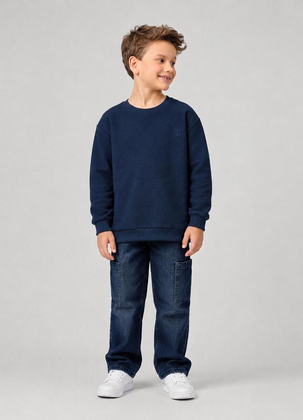 Blusão Infantil Gorgurinho Masculino Azul
