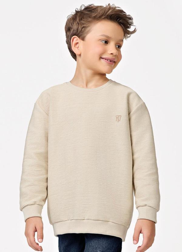 Blusão Infantil Gorgurinho Masculino Bege