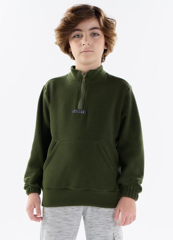 Blusao Malha Soft Verde