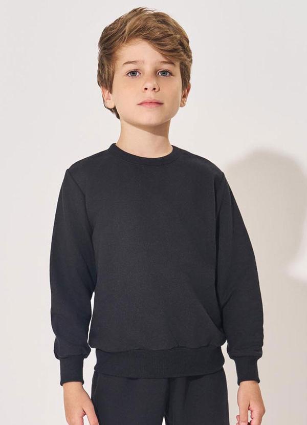 Blusão Soft Infantil Menino Preto