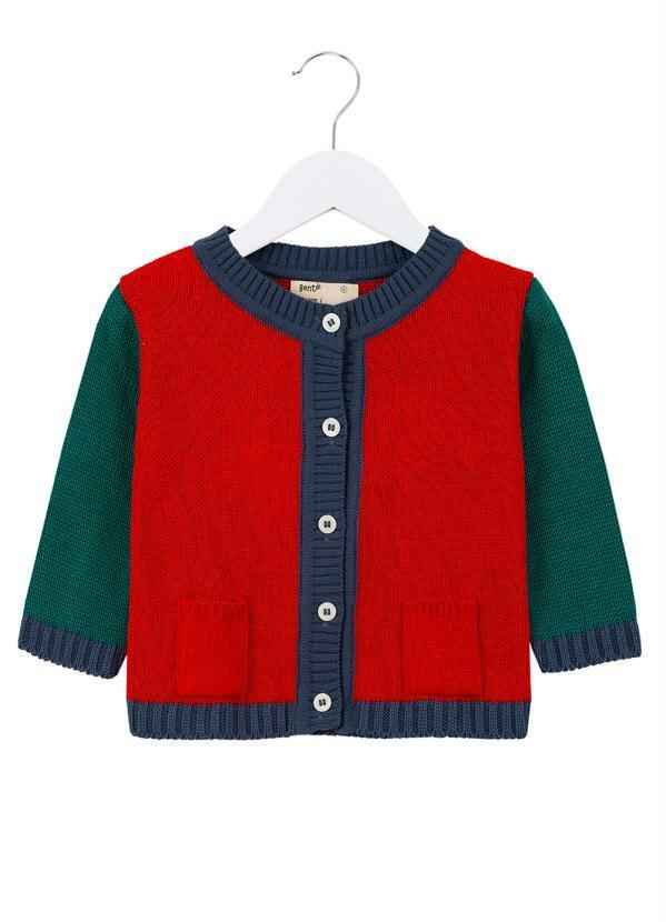 Casaco de Tricot Bebê Mix Cores Multicores