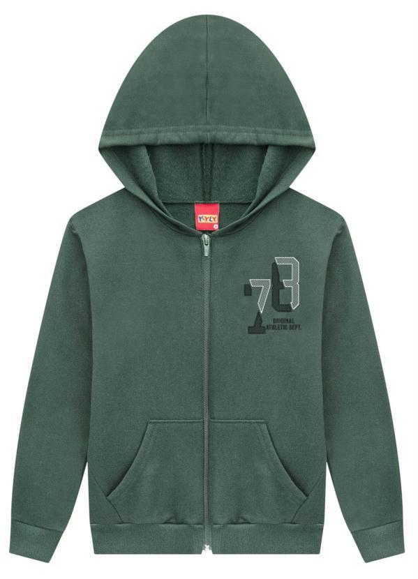 Vista 2 Casaco Infantil MeninoVerde Kyly Kyly
