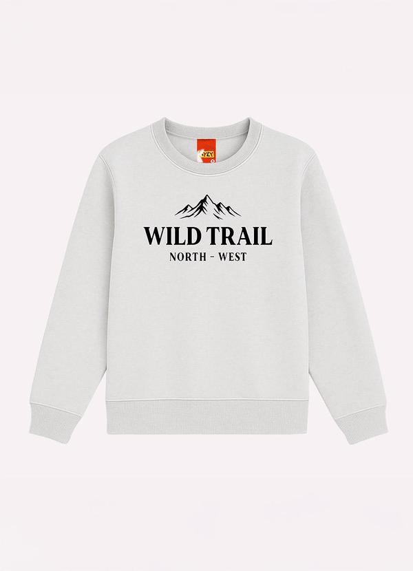 Casaco Infantil Menino Lettering Cinza