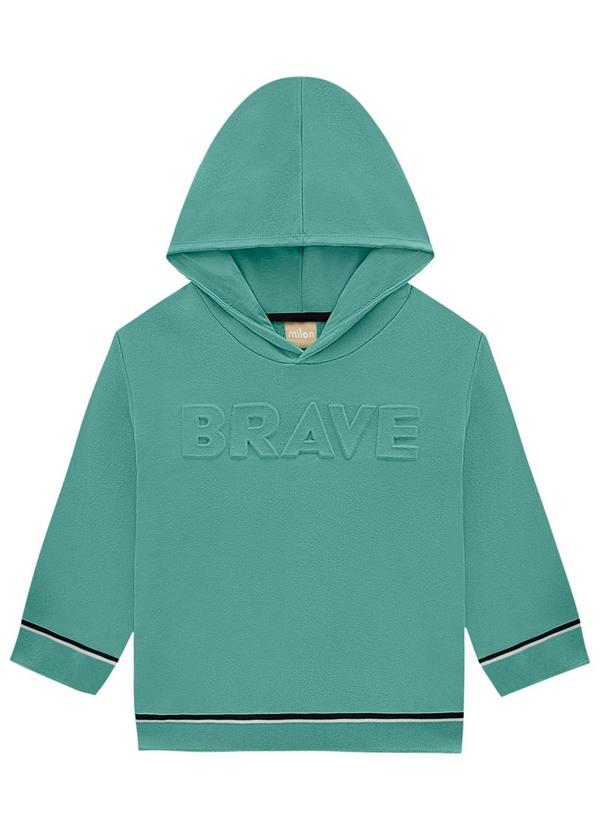 Casaco Infantil Menino Lettering Verde