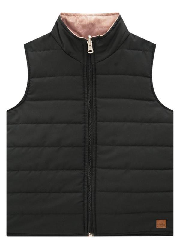 Vista 2 Colete Infantil Microfibra Nylon Camuflado Preto Ioluig Ioluig
