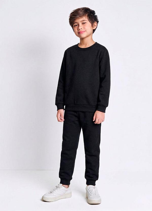 Conjunto Básico Infantil Menino Preto
