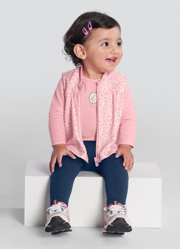 Conjunto Bebê Menina FloralRosa