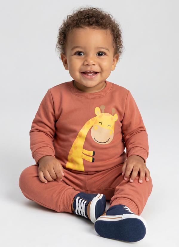 Conjunto Bebê Menino de Inverno Marrom