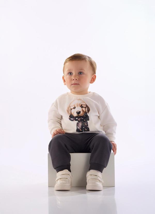 Conjunto Bebê Menino Golden Puppy Branco