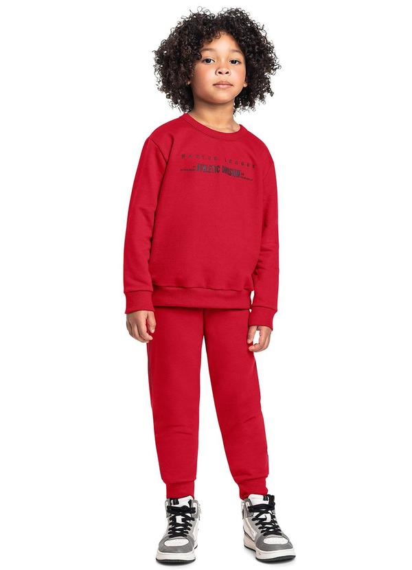Conjunto Blusão Athletic Div Vermelho