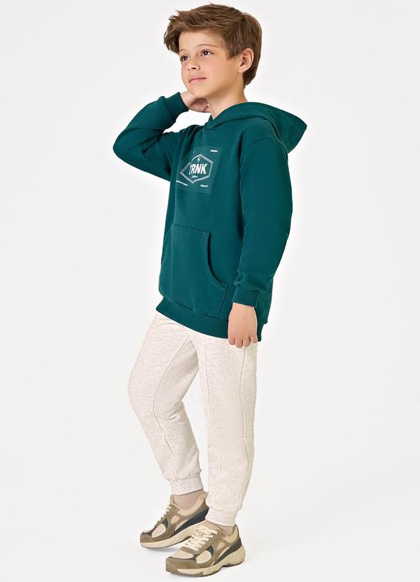 Conjunto Blusão com Capuz e Calça Verde