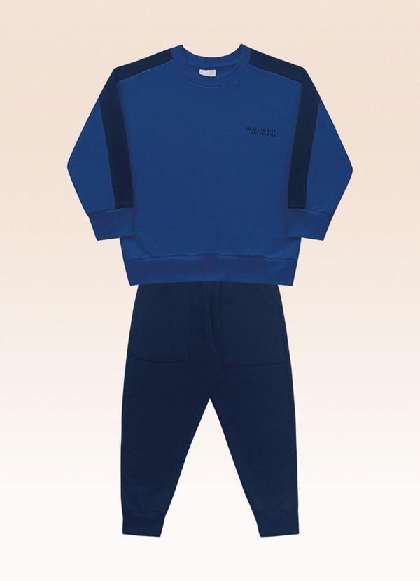 Conjunto Blusão e Calça Azul