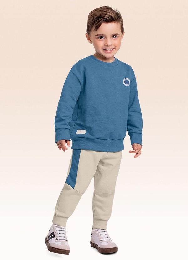 Conjunto Blusão e Calça Azul