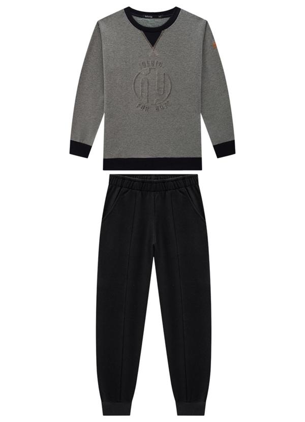 Conjunto Blusão e Calça em Molecotton Verde