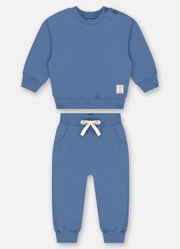 Conjunto Blusão e Calça Nature Azul