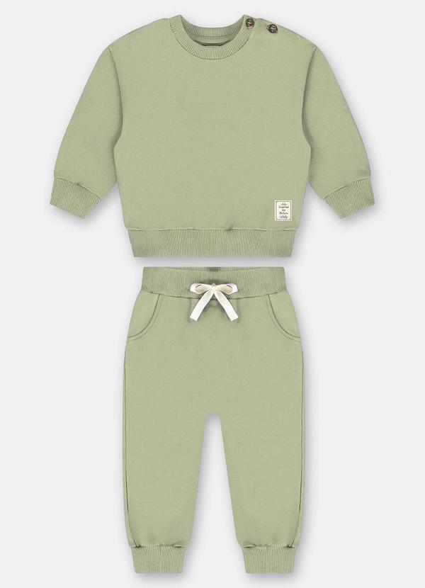 Conjunto Blusão e Calça Nature Verde