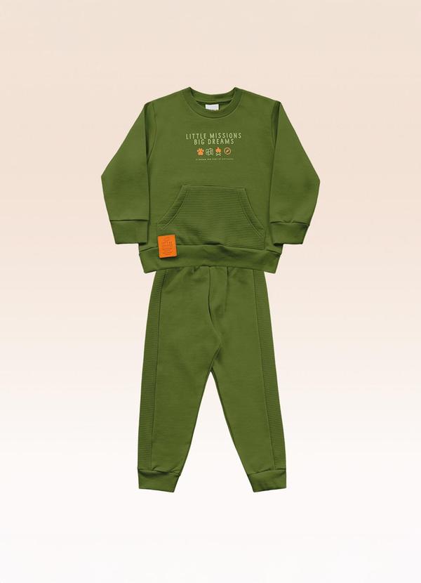 Conjunto Blusão e Calça Verde