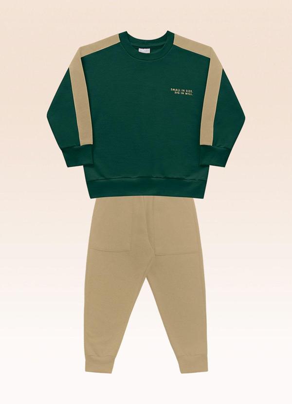 Conjunto Blusão e Calça Verde
