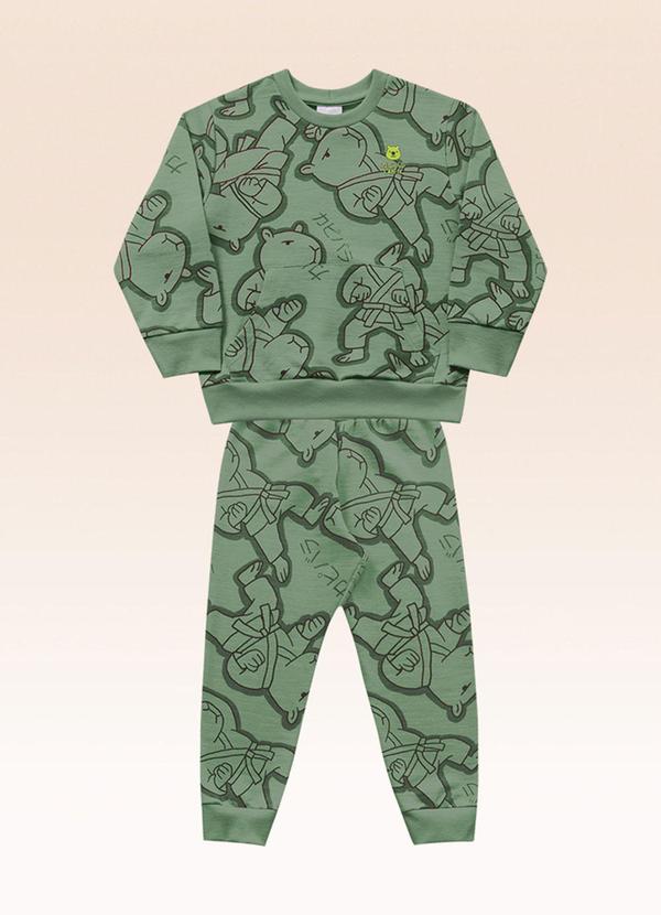 Conjunto Blusão e Calça Verde