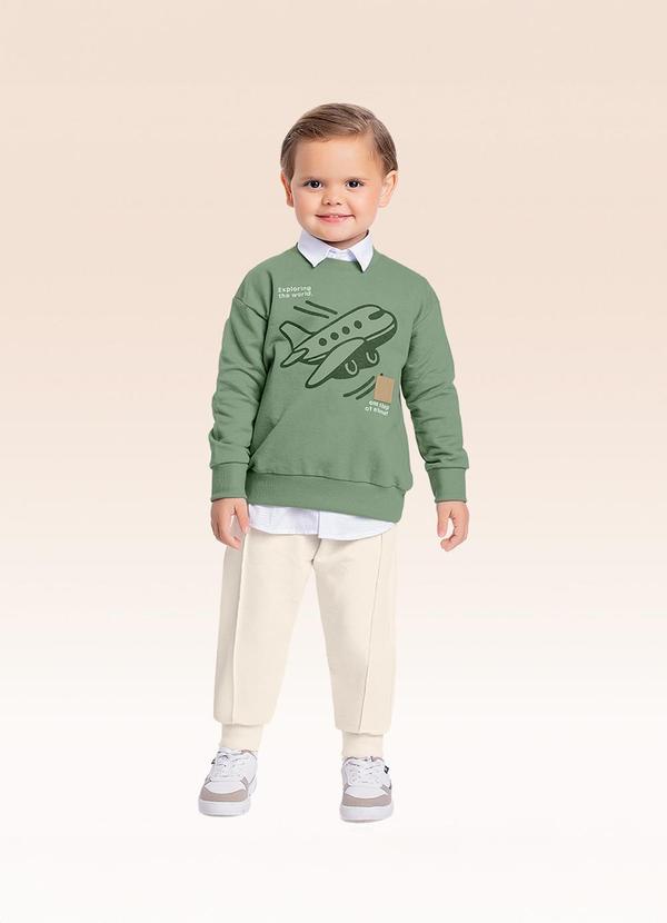 Conjunto Blusão e Calça Verde