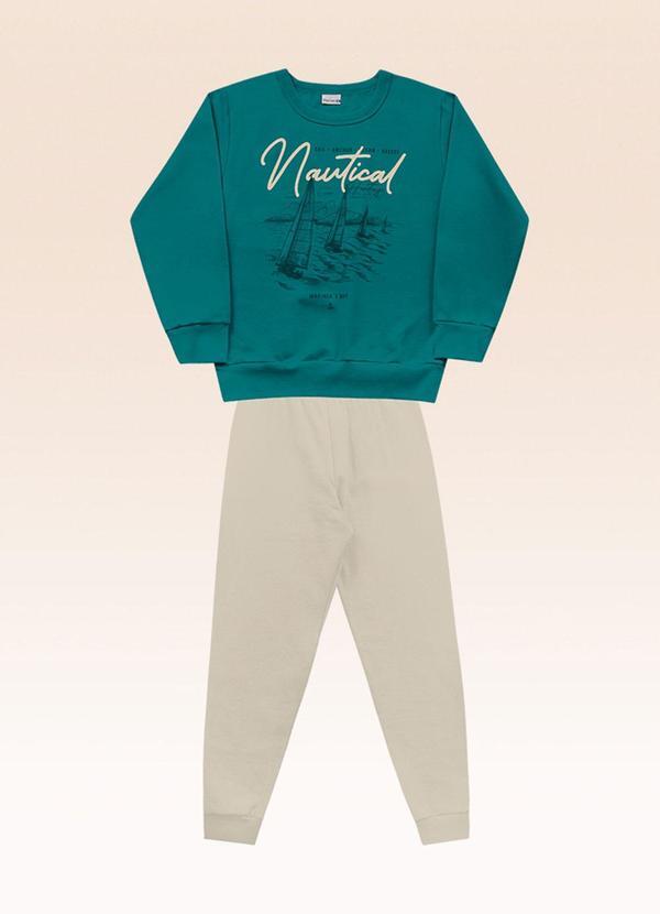 Conjunto Blusão e Calça Verde