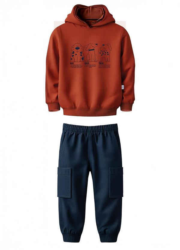 Conjunto Bob Fred Thor Terracota