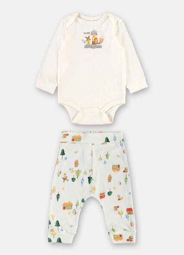 Conjunto Body Calça Branco