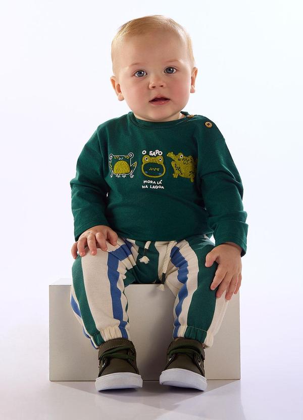 Conjunto Brejo Inverno Bebê Verde