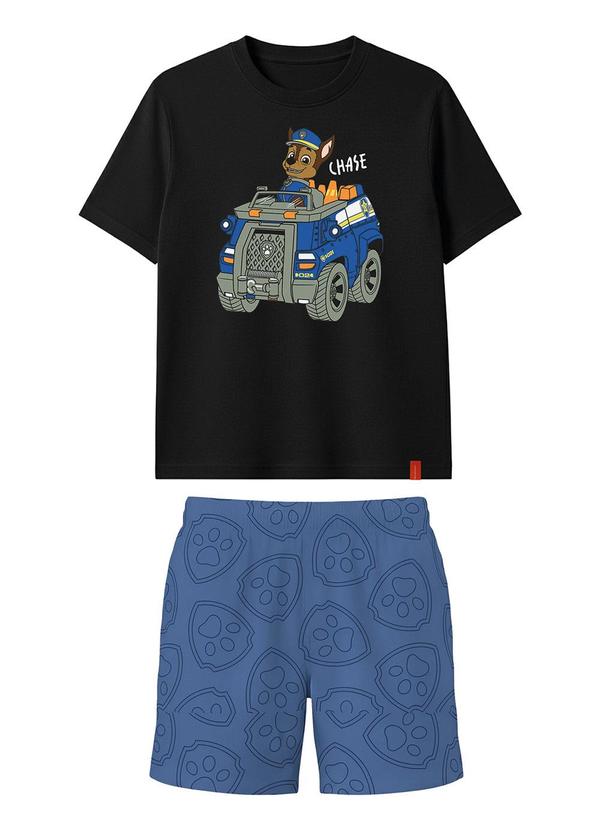Conjunto Chase® em Moletinho Preto