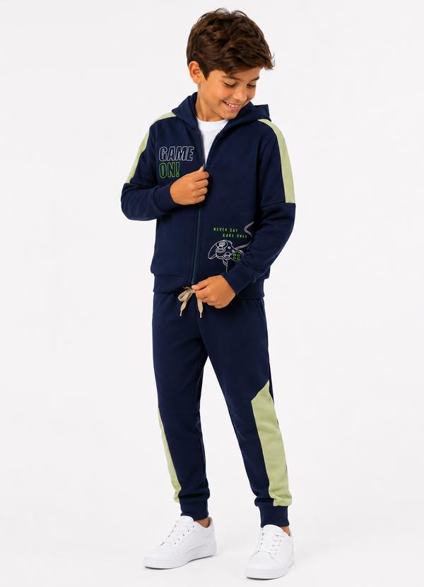 Conjunto de Inverno Game On Azul Marinho