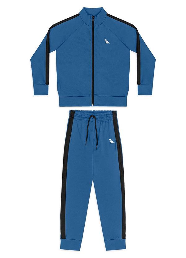 Conjunto Esportivo Jaqueta Calça Azul