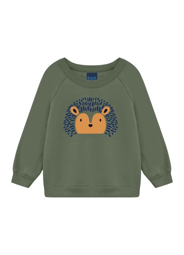 Conjunto Estampa Porco Espinho Verde