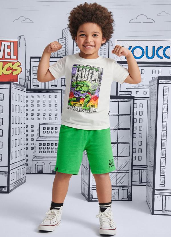 Conjunto Estampado Hulk Verde