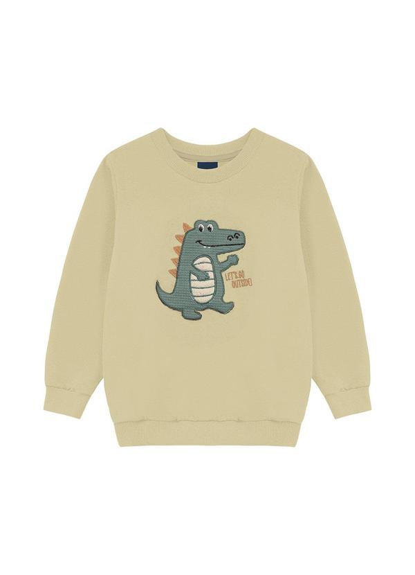 Conjunto Infantil Blusão e Calça Bege