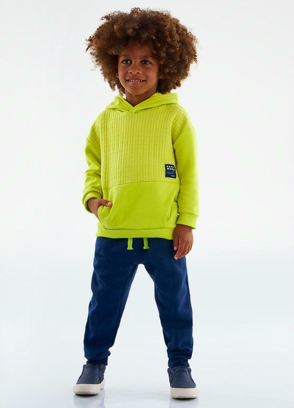 Conjunto Infantil Blusão e Calça Verde