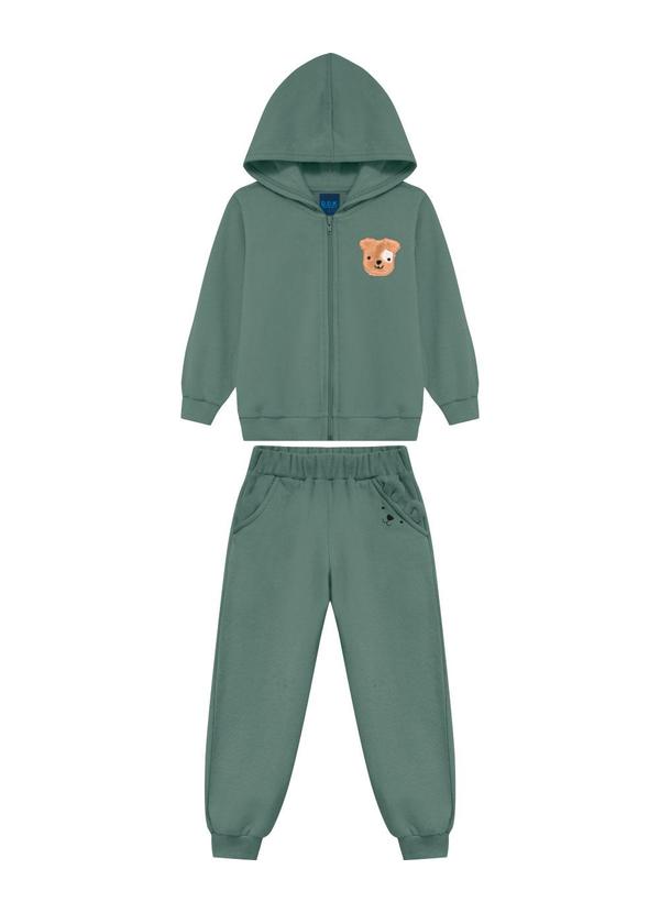 Conjunto Infantil de Inverno Verde