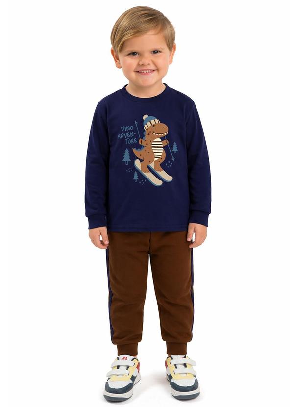 Conjunto Infantil Dino Adventure Azul