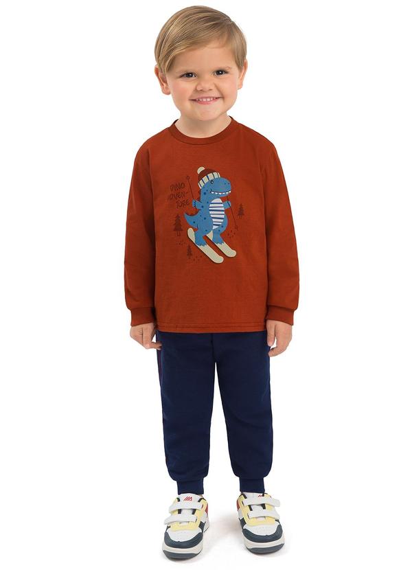 Conjunto Infantil Dino Adventure Terracota