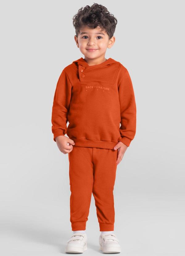 Conjunto Infantil Divertido e Colorido Laranja