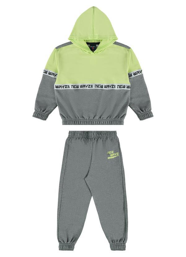 Conjunto Infantil em Moletom Verde